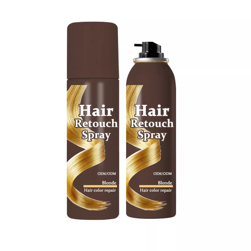 Langdurige kleurfixatie Beschermende haarretoucheringsspray