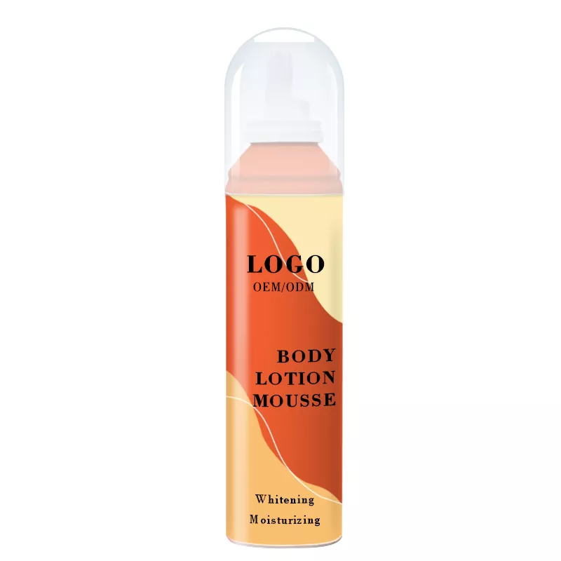 Verfrissende hydraterende niet-plakkerige body lotion mousse